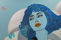 Resim: 29 - Woman Soaring 120 by 90